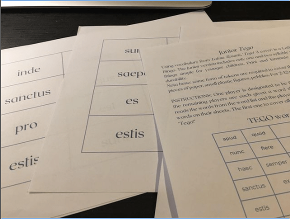 Tego - how to play our original Latin Game
